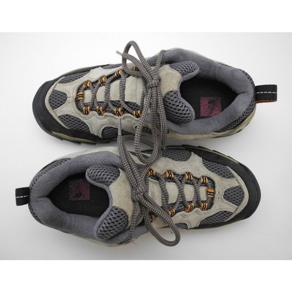 Merrell Baja Ventilator Ecru Suede Leather/Grey Mesh Hiking/Trail Shoes - 7.5 - Picture 7 of 8